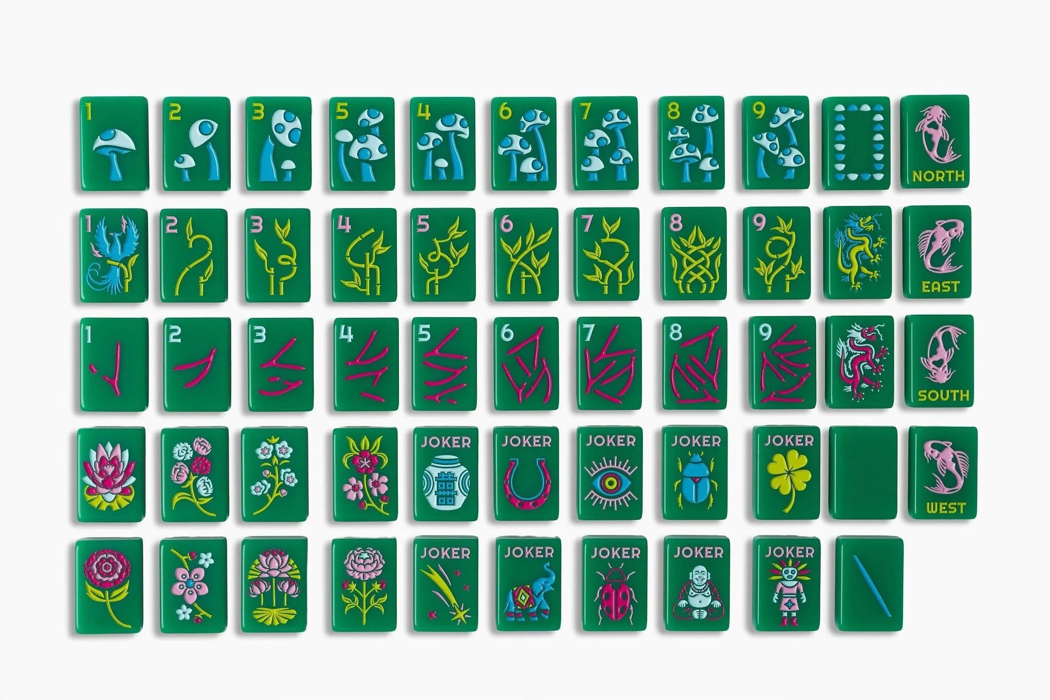 Mahjong tile detail