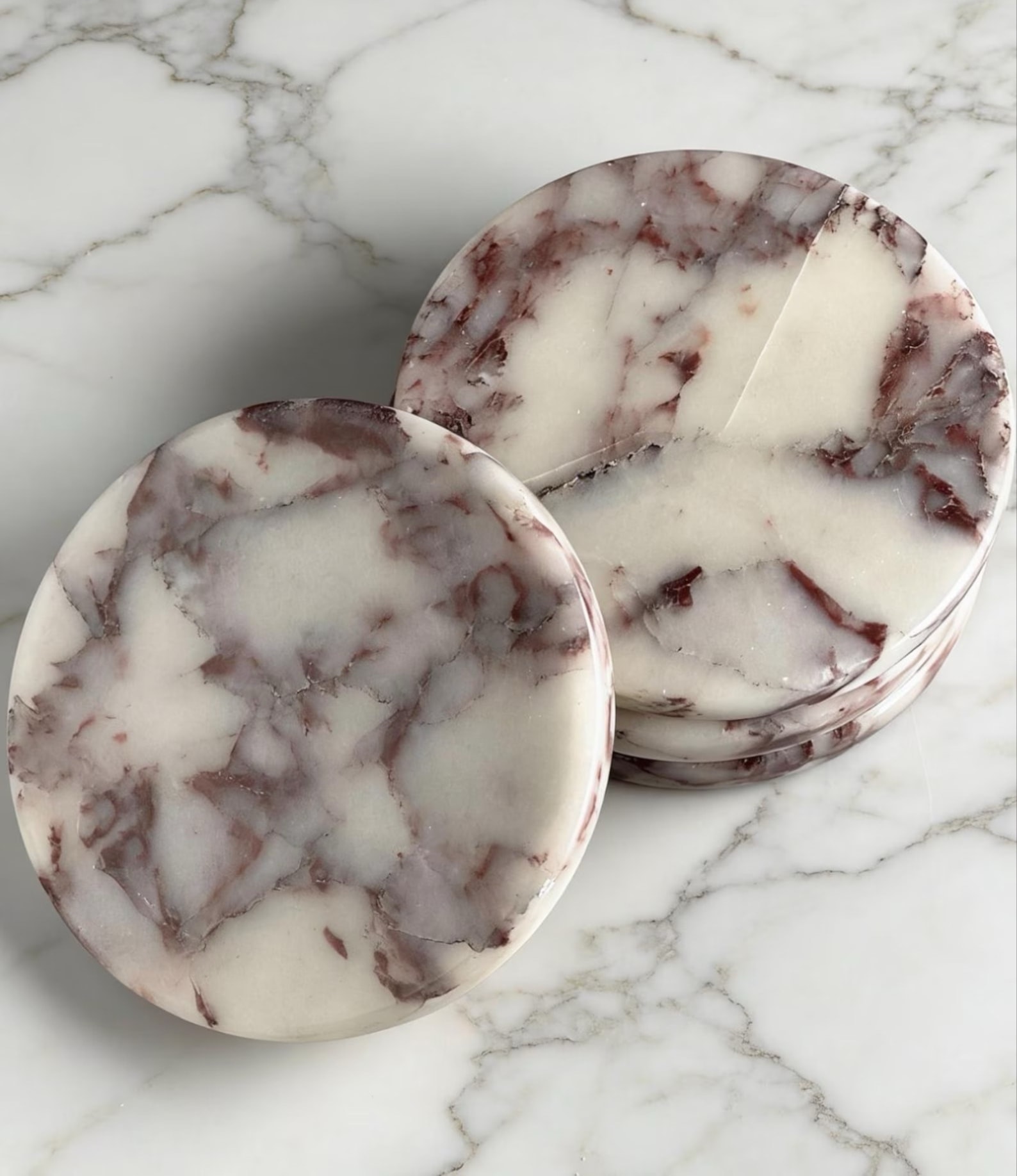 HANDCRAFTED MARBLE COASTERS