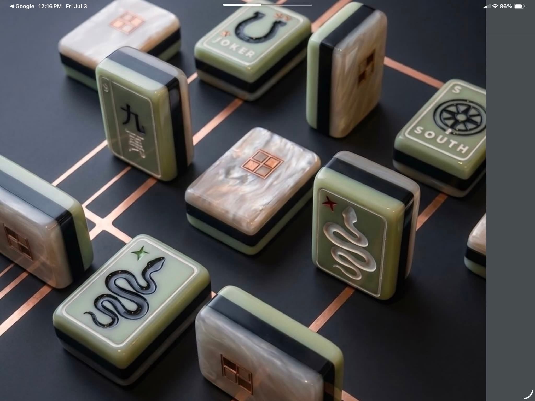 MIS EN MAHJONG