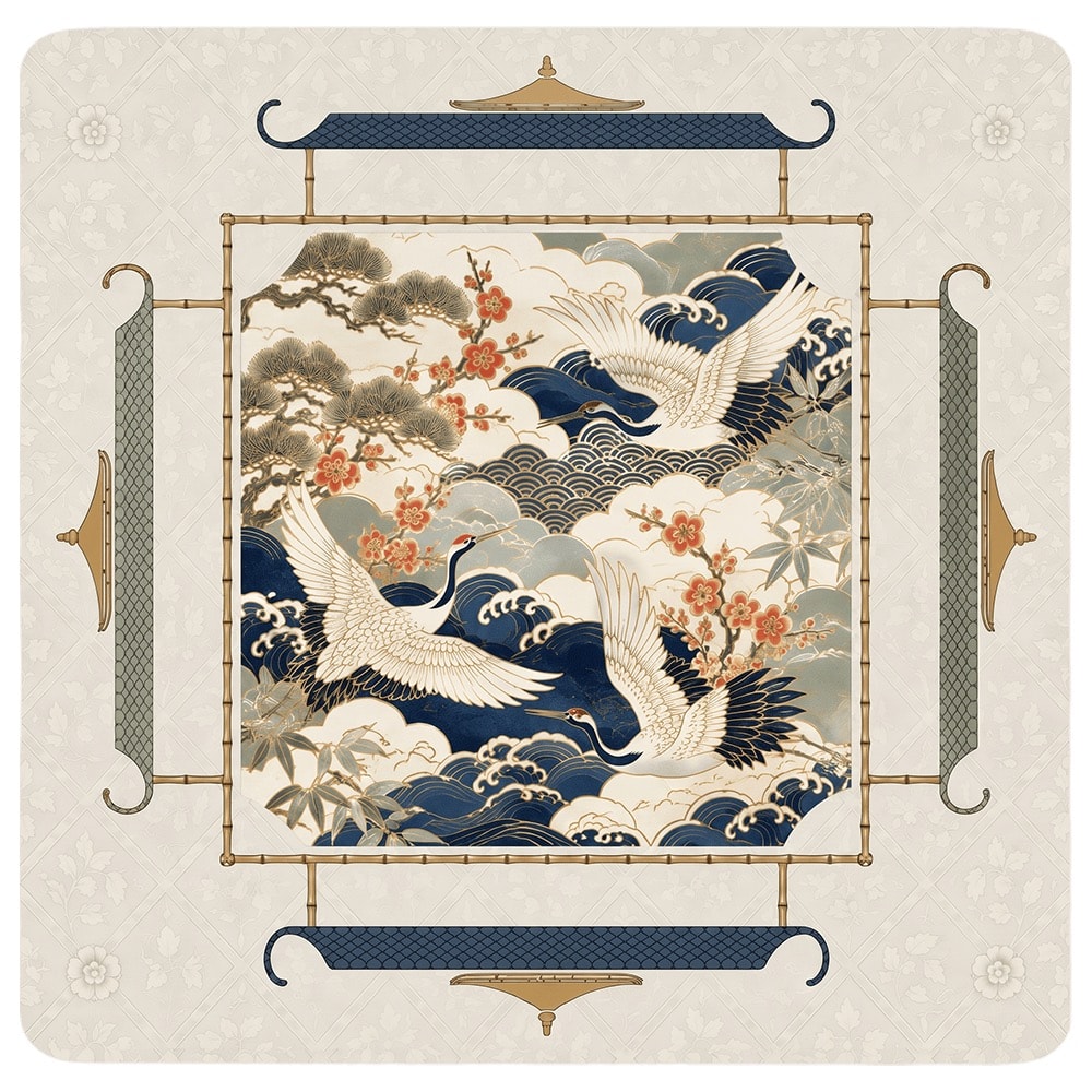 CRANE & PLUM BLOSSOM - MIALELA STUDIO